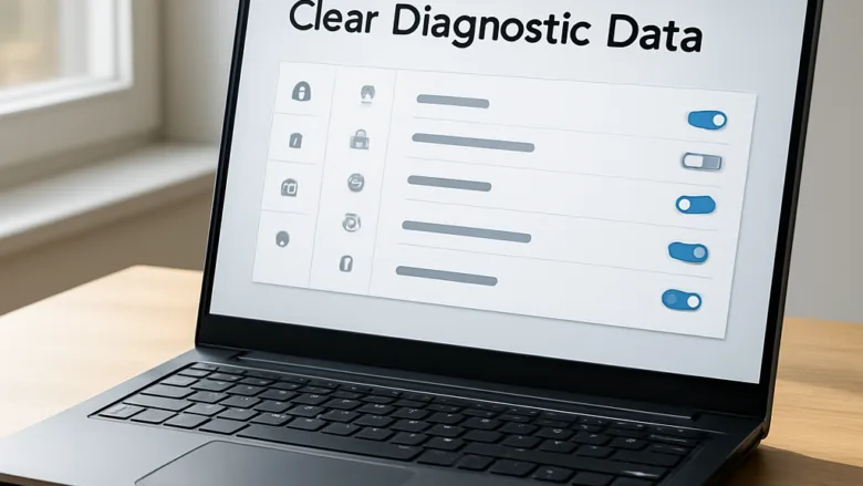 How to purge diagnostic data logs stored locally in Windows 11 Privacy settings