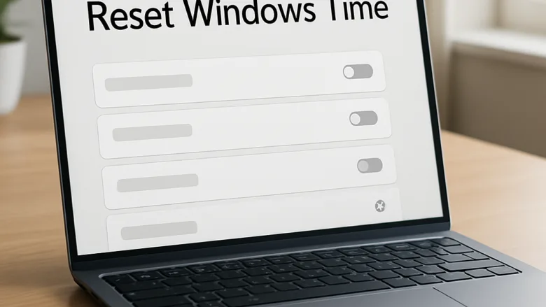 How to reset network time synchronization in Windows 11 Date And Time Settings