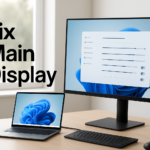 How to manage primary and secondary display arrangements in Windows 11