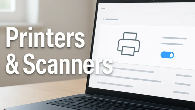 printers and scanners on this computer