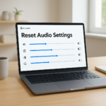 How to reset audio settings in Windows 11 sound properties