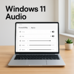 How to configure app notification sound alerts in Windows 11 accessibility audio settings