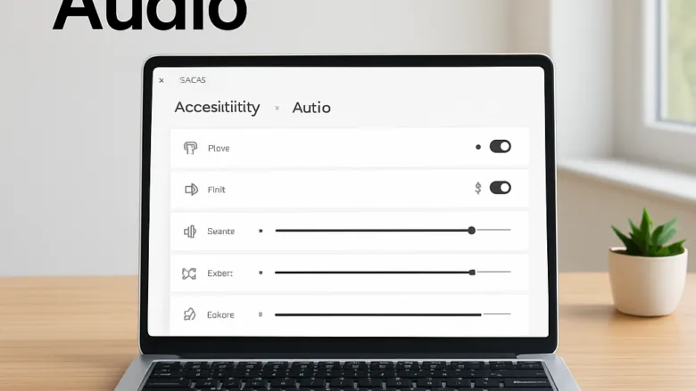Settings › Accessibility › Audio