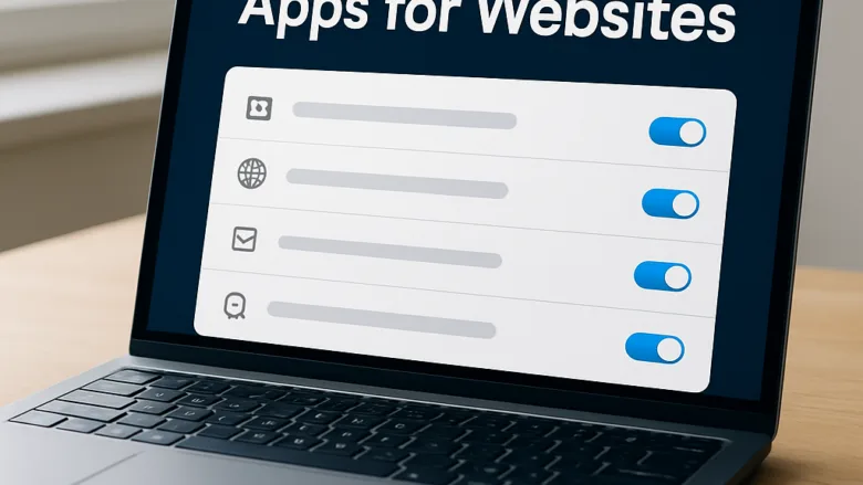 Settings › Apps › Apps for websites