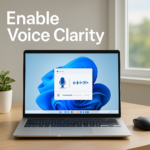 How to configure voice clarity for microphone input in Windows 11