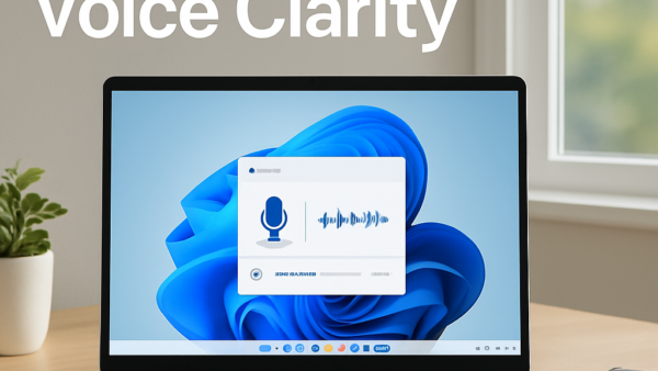 How to configure voice clarity for microphone input in Windows 11