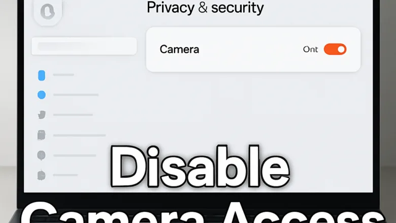 What Breaks When You Disable Camera Access System-Wide in Windows 11