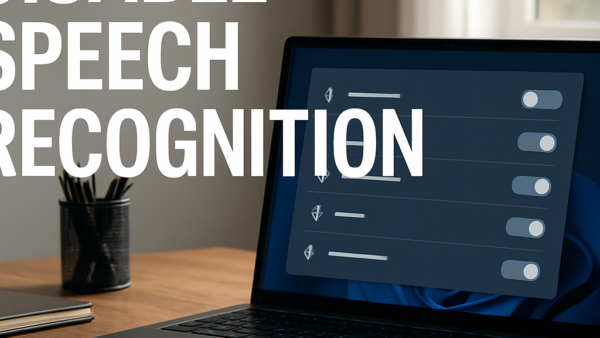 What Breaks When You Disable Windows Speech Recognition Completely