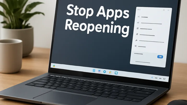 Why does Windows 11 keep reopening closed apps after a reboot