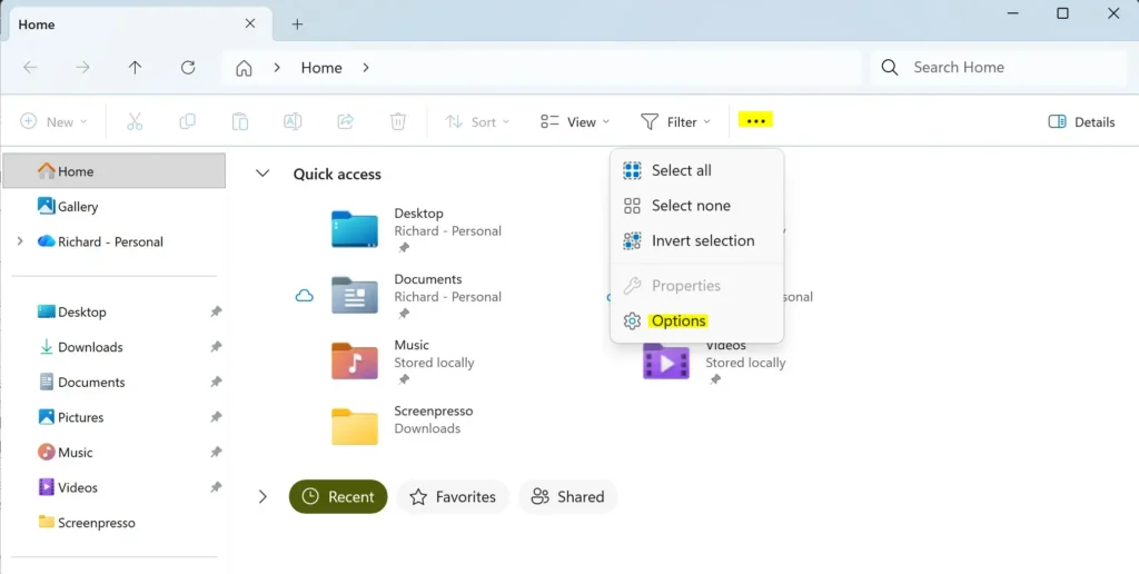 File Explorer
