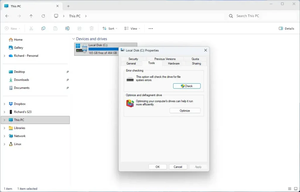 File Explorer