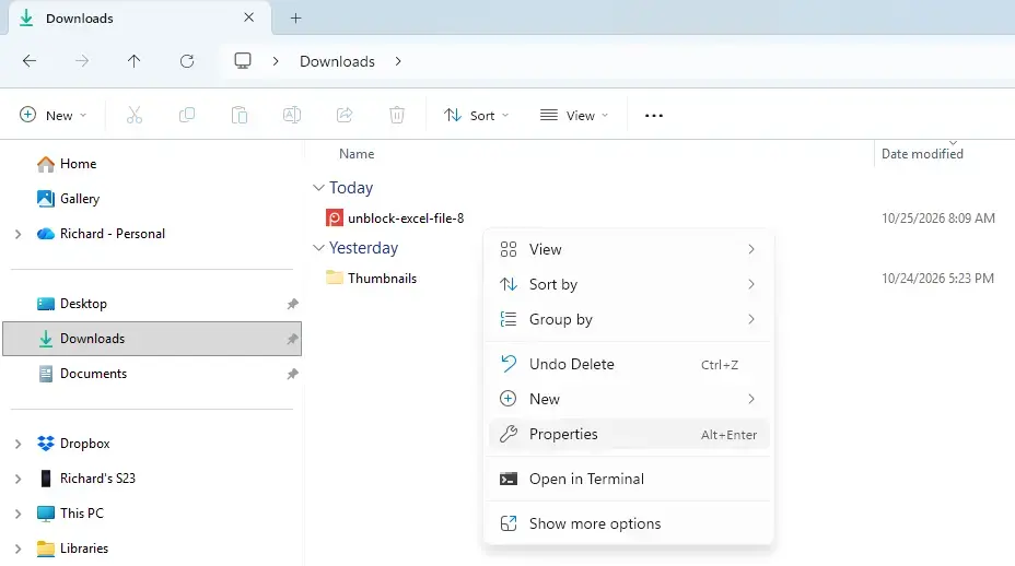 File Explorer