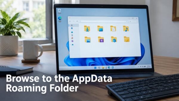Browse to the AppData Roaming Folder in Windows 11
