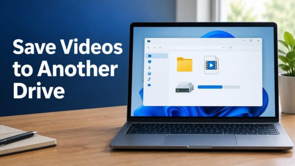 Save Videos Automatically to Another Drive in Windows 11