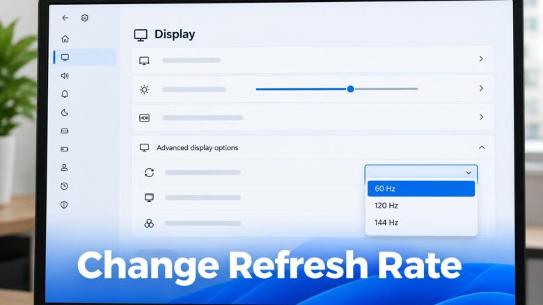 How to Change Your Display Refresh Rate in Windows 11