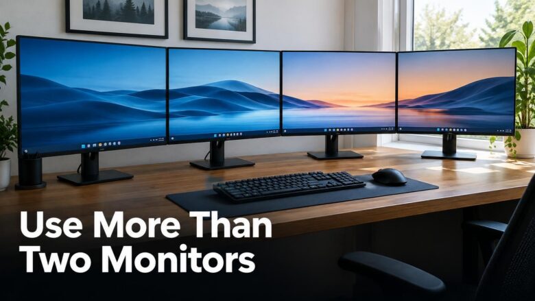 Use More Than Two Monitors Without Losing Windows in Windows 11