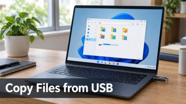 Copy Files from a USB Drive to Your Laptop in Windows 11