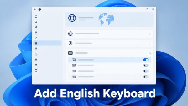 How to Change Your Keyboard Language to English in Windows 11