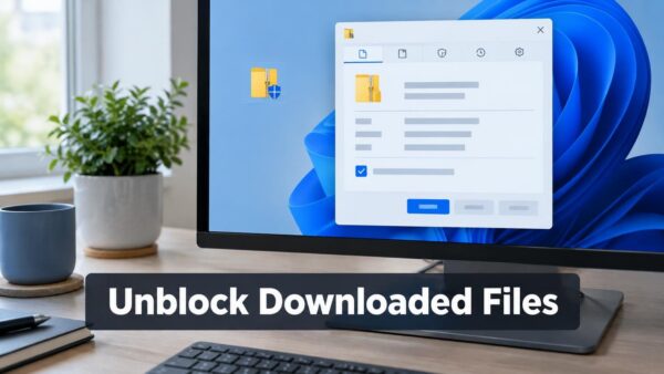 Unblock Downloaded Files in Windows 11 File Properties