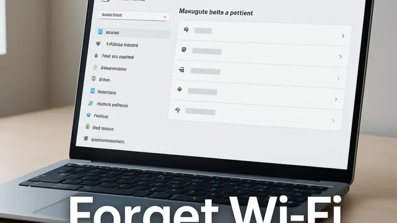forget wireless network