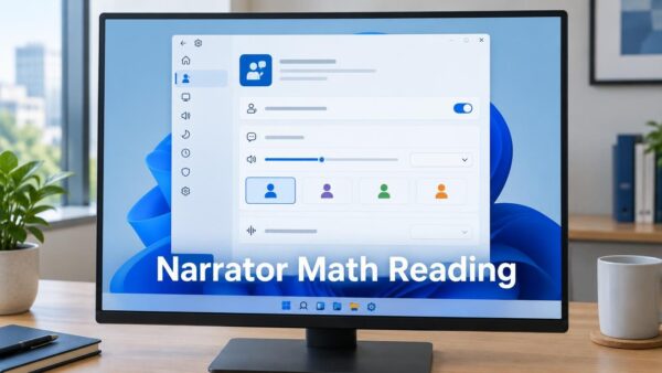 How to Change Narrator Math Reading Speech Style in Windows 11