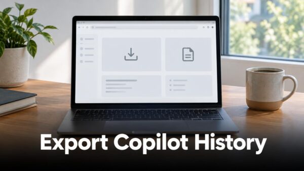 How to Export All Copilot Activity History for Microsoft Account