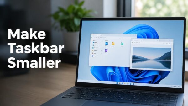 How to Make the Taskbar Smaller in Windows 11