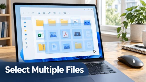 Select Multiple Files with a Selection Rectangle in Windows 11