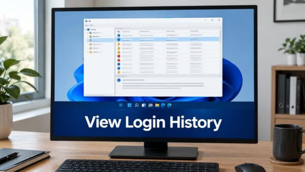 View Login History in Windows 11 with Event Viewer