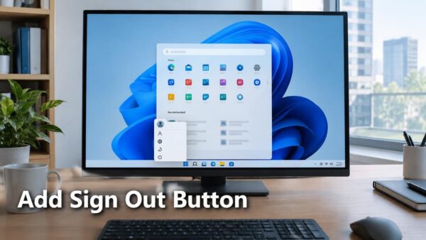 Add a Sign Out Button to the Windows 11 Start Menu