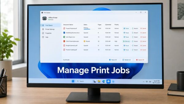How to Manage Print Jobs in the Windows 11 Print Queue