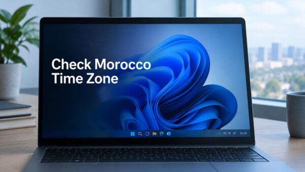 How to Check Your Time Zone Setting for Morocco in Windows 11