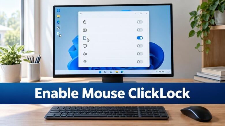 Enable ClickLock for Mouse Drag in Windows 11
