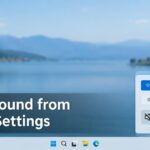 Mute Sound from Quick Settings in Windows 11