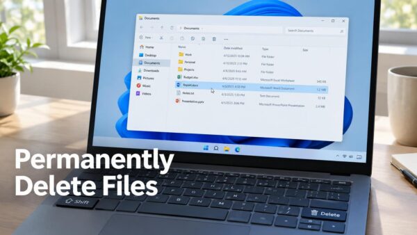 Permanently Delete Files Without the Recycle Bin in Windows 11