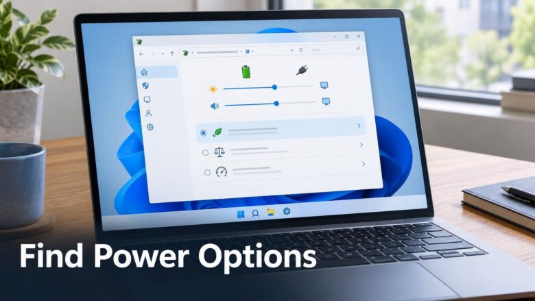 Find Power Options in Control Panel in Windows 11