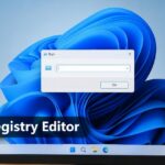 Start Registry Editor (Regedit) in Windows 11