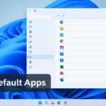 Reset Default Apps to Microsoft Recommendations in Windows 11