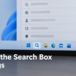 Adjust the Search Box Settings in Windows 11