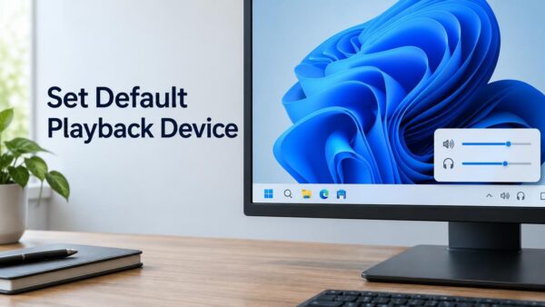 Set the Default Playback Device in Windows 11