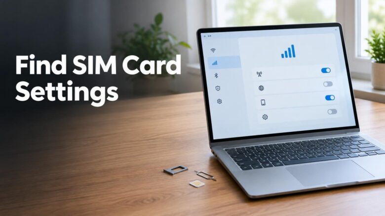 Find SIM Card Settings for This PC in Windows 11