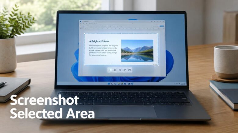 Take a Screenshot of a Selected Area in Windows 11