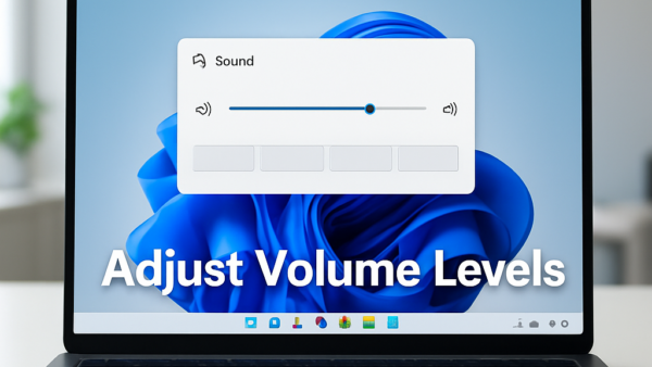 How to Adjust Volume Levels in Windows 11 Sound Settings