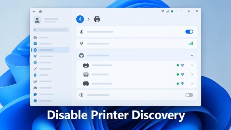 What Happens When You Disable Printer Discovery in Windows 11