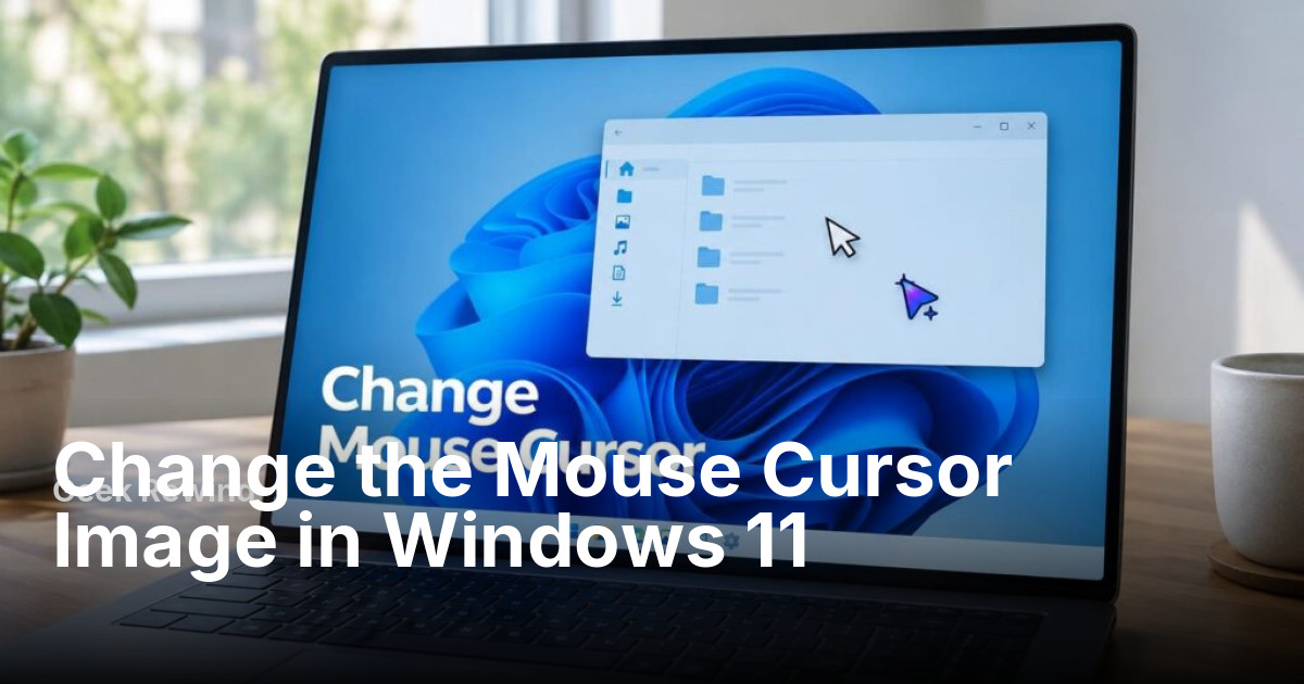 Change the Mouse Cursor Image in Windows 11 | Geek Rewind