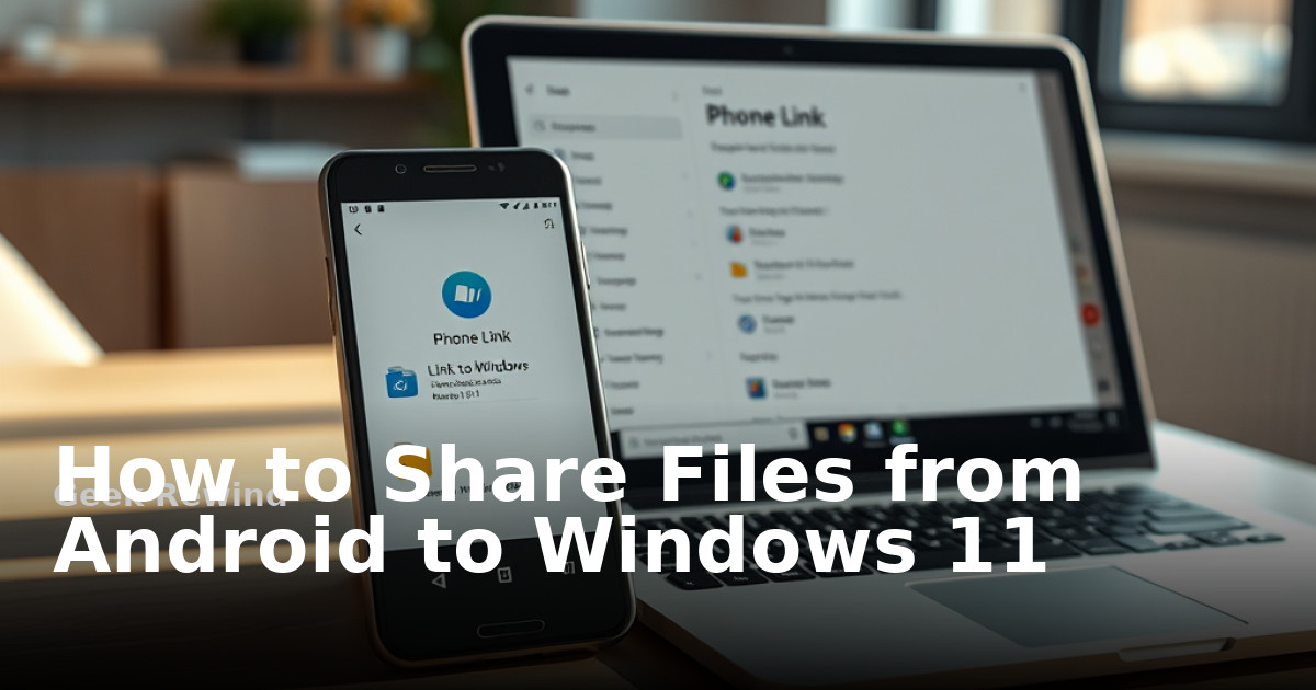 How to Share Files from Android to Windows 11 | Geek Rewind