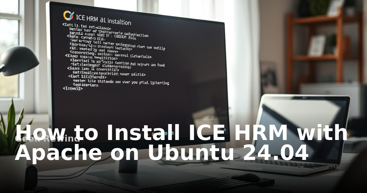 How to Install ICE HRM with Apache on Ubuntu 24.04 | Geek Rewind