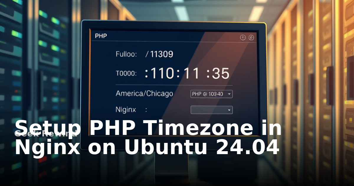 Setup PHP Timezone in Nginx on Ubuntu 24.04 | Geek Rewind