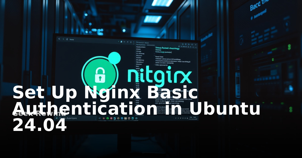 Set Up Nginx Basic Authentication in Ubuntu 24.04 | Geek Rewind