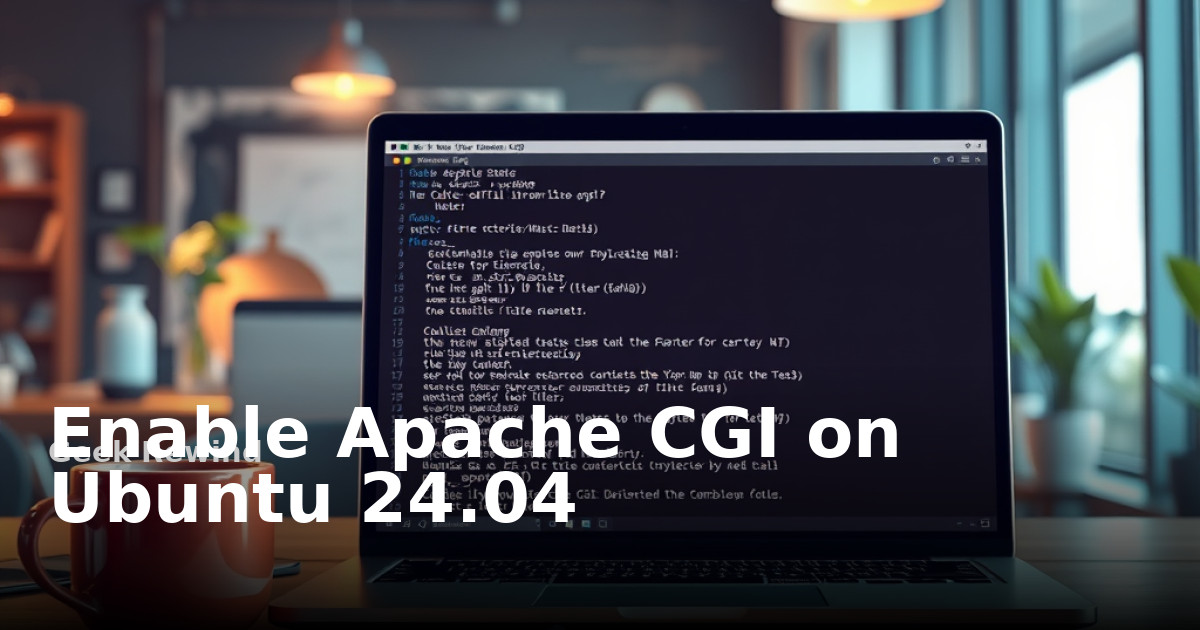 Enable Apache CGI on Ubuntu 24.04 | Geek Rewind
